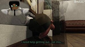 cute amateur teen girlfriend bends over for rough office pounding