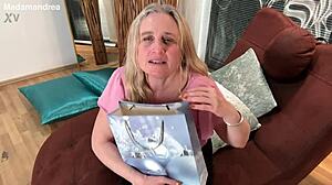 She pulls out her love toy for private dildo POV prolapse play in homemade video