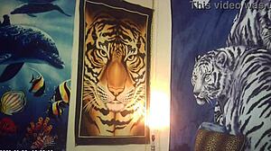 Italian bombshell milf's tight pussy pounds machine backstage first time