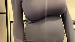 My StepMom's Milky Nipples Get a Naughty Lick