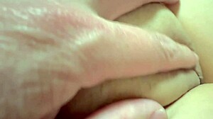 virgin wife lets grope shaved pussy closeup christmas lick