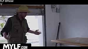 A million years without sex... until tall redhead domination unleashes amazon position rough orgasm.