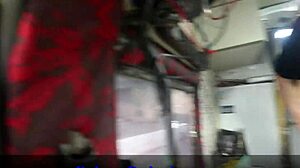 Latina milf hitches ride bends over motor home for big cock doggystyle