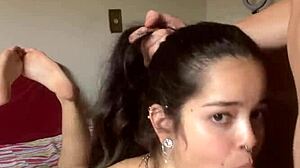 woke up to sloppy deepthroat on wellington prado's huge pink cock ponytail ass up