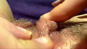 Huge Clit Throbs Through Massive Orgasm Closeup
