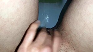 Public toilet jerk off pee orgasm pov solo