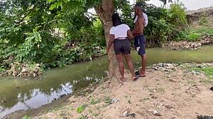 wanna worship this huge tits chubby ass girlfriend deep in the forest?