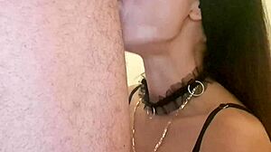 Sunglasses MILF Deepthroats Gagging for Facial Cumshot Mouth Swallow