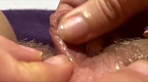 Huge Clit Throbs Through Massive Orgasm Closeup