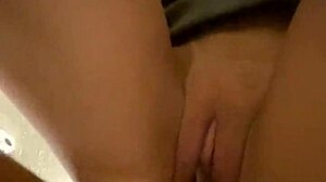 gabi flores, 18yo latina, sits deep on big black cock?