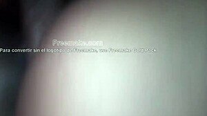 you loving how i pound my latina teen girlfriend's squirting anal on webcam?