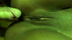 Ebony redbone's first time with massive white cock ends in facial and cum swallow