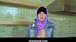 pervarab dives into angeline red's wet teen pussy with deepthroat handjob fantasy