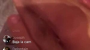 Chubby badoo girl fingers pussy live on webcam