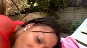 Take this big black cock deep in your big booty, bitch!