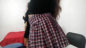 hot latina students ditch class to twerk in lingerie