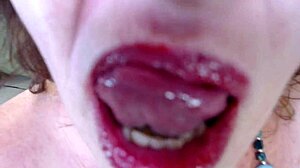 giantess fantasy chews tiny guy mouth play