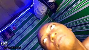 gladys gonna take all of afrobangs thick black cock first time?