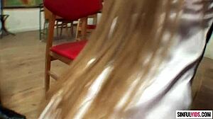 Classroom anal drilling shocks with Bibi Noel's double penetration surprise