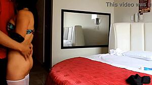 stepmom slut licks and fingers pussy while playing with stepson cock homemade