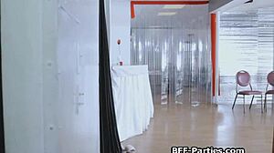 ballerinas deepthroat instructors thick cock in wild group blowbang!