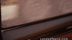 i picked up shaved teen hitchhiker fucked her ass anal in car