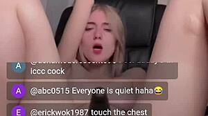 russian beauty masturbates live showing ahegao tits