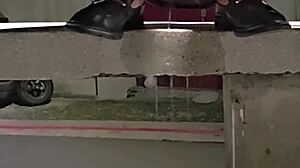 ting xuan shemale pees outdoors wild compilation! 💦🌳