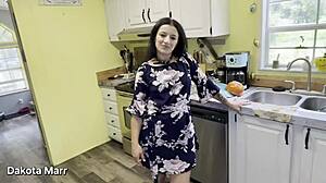 wanna watch this busty housewife cheat sloppy on hubby doggystyle??