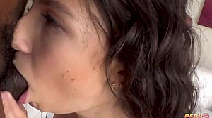 Liz Jordan gapes anal ass-to-mouth on big black cock creampie