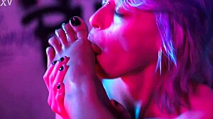 oh god these lesbian foot lovers lick toes and suck wet pussies!