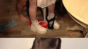 fucking wife's lover-cleaned pussy