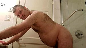 martin lavallee rams dildo up ass in bathroom