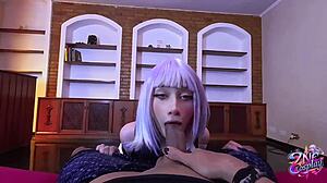 Zne Cosplay Lucy Fucked Hard By Amberzinha's Monster Cock Ride