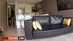 Think this amateur Latina can handle BWC producer ramming her roughly in yoga casting?