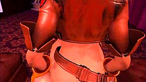 Rogue's Caring Tease In Purple Dream VR Bunny Cosplay Game