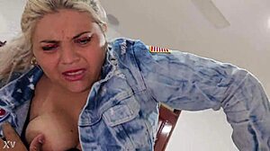 rich old dude drills golden blonde's tight ass deep