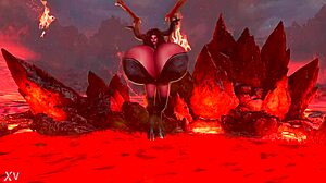 HUGE TITS Maggie’s Halloween Tease