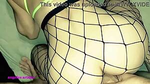 brazilian fitness milf's fat ass gapes wide on monster cocks with double anal creampie and atm