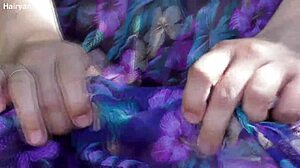 hairy mature flashing her beaver thru see-thru dress outdoors