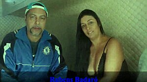 Latina milf hitches ride bends over motor home for big cock doggystyle