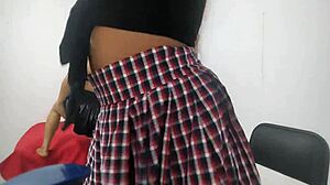 hot latina students ditch class to twerk in lingerie