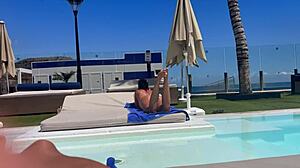 spying hot tourist resort best ass ever fuck her room 😍🍑