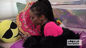 ebony kira squirts wild as bryan slams her wet cunt n asshole sloppy