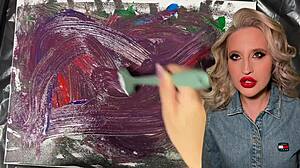 barbie art's findom hands make you worship her golddigger feet in total domination