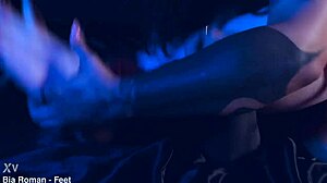 hehe playful tickling her perfect bound feet 😈👣