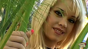 Saggy Tits Blonde Yearns for Hard Anal Ride