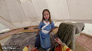 vr cosplay parody pt 1 katara asian babe fucked hard by aang in every position