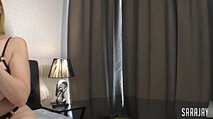 SARA JAY'S FAST VIBRATOR ROCKS THIS HOT CAM SHOW!