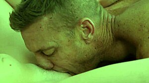 blondie seduces sister's boyfriend for shaved pussy anal on couch